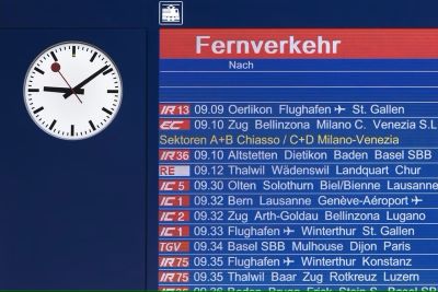 Los Ferrocarriles Suizos negocian con sus vecinos para reducir los retrasos en los trenes