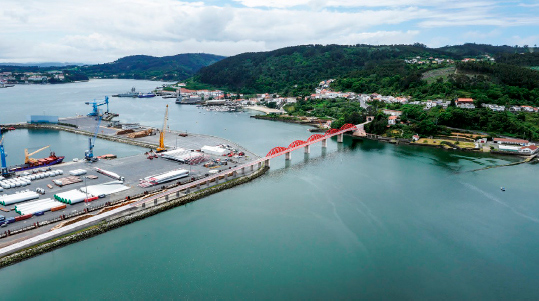 Avanzan las obras del acceso ferroviario al puerto de Ferrol