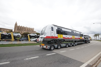 SFM recibe el segundo de los cinco nuevos trenes fabricados por CAF