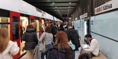 Metrovalencia transport 8,5 millones de usuarios en abril