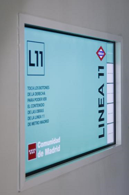 Avances en la construccin de la futura estacin 'Madrid Ro' de la lnea 11 de metro de Madrid 