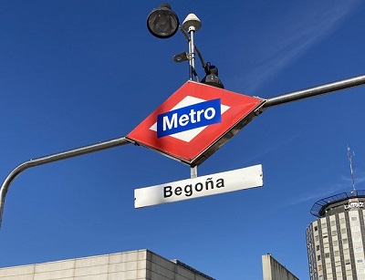 Las obras de modernizacin de la estacin de Begoa de Metro de Madrid, al 60 por ciento