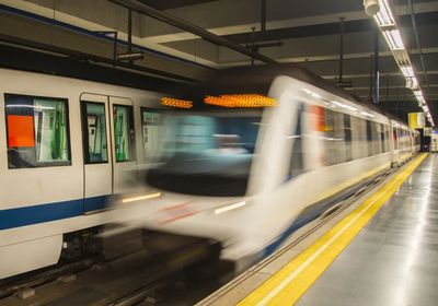 Trabajos de mejora y sealizacin en un tramo de la lnea 7B de Metro de Madrid