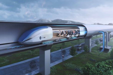 Primera prueba del Hyperloop en Pases Bajos