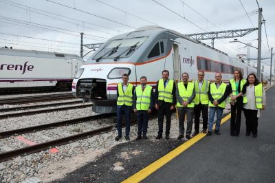 Renovacin de los trenes Alaris en los talleres de Fuencarral