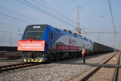 Un tren de mercancas sin conductor probado con xito en China