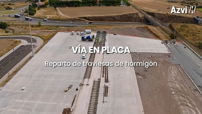 Avanzan las obras de la plataforma intermodal ferroviaria del puerto Seco de Salamanca