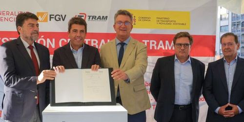 Comienzan las obras de la nueva estacin Central del Tram de Alicante