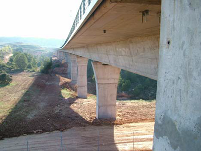 Nuevo sistema de monitorizacin avanzada en el viaducto sobre el Arroyo de las Huertas de Mateo, en Cuenca