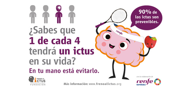 Renfe refuerza su campaa de prevencin contra el ictus en las fiestas navideas