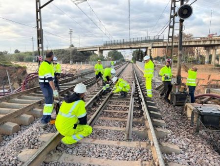 Recuperacin del servicio ferroviario entre Valencia y Catarroja hoy 10 de diciembre 