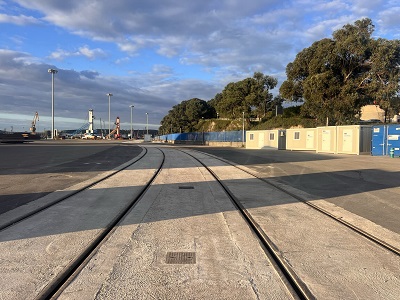 Comsa finaliza las obras del tramo final de la va del Muelle Valliniello en el Puerto de Avils