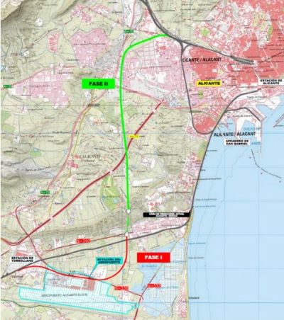 Descartada la electrificacin de la va de la costa en Alicante