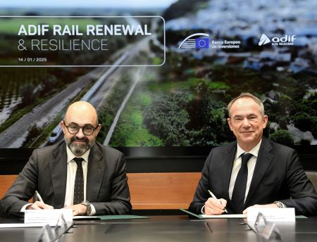 El Banco Europeo de Inversiones presta a Adif de 350 millones de euros para modernizar infraestructuras