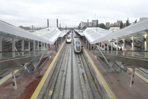 Nueva pasarela para mejorar el acceso a las vas de alta velocidad en Madrid Chamartn-Clara Campoamor