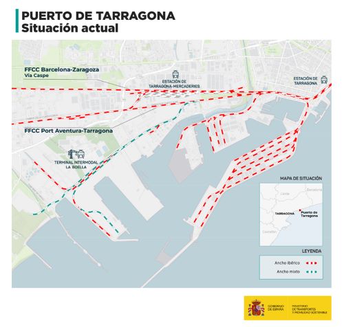 A licitacin el estudio informativo de los nuevos accesos ferroviarios al Puerto de Tarragona