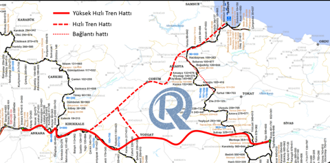 Comienzan las obras de la lnea de alta velocidad KırıkkaleSamsun, en Turqua