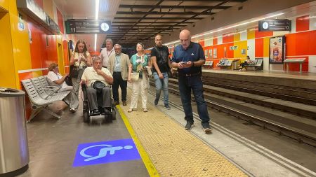 A prueba un sistema para mejorar la accesibilidad ferroviaria de personas con movilidad reducida