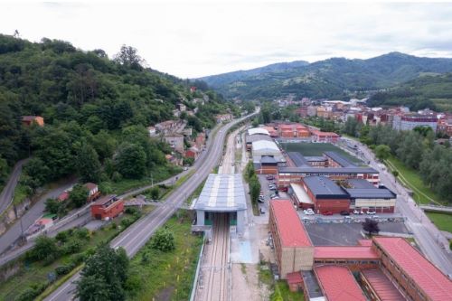 Abierta la lnea renovada Gijn-Laviana y la integracin ferroviaria en Langreo