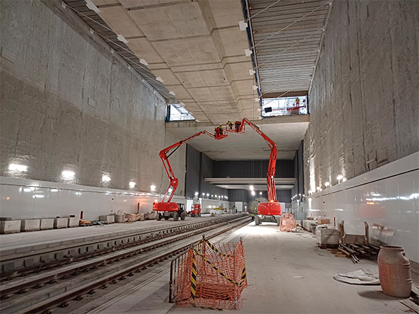 Ejecutado el 80 por ciento del nuevo acceso ferroviario a la T1 del Aeropuerto Barcelona-El Prat