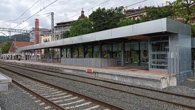 Finalizan las obras de accesibilidad y renovacin de la estacin guipuzcoana de Ordizia 