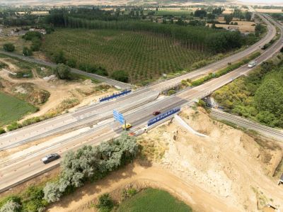 Se construye la plataforma de la nueva lnea de alta velocidad entre Palencia y Aguilar de Campoo