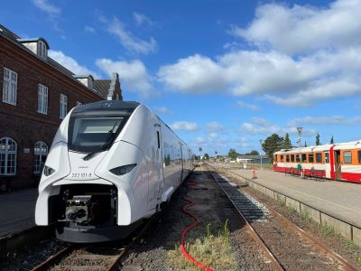 El primer tren de bateras entra en servicio en Dinamarca