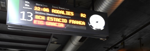 Adjudicada la instalacin de sistemas de informacin al viajero en las estaciones de la T1 y la T2 del Prat