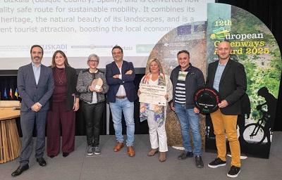 DS Premio al Camino Natural Va Verde Montes de Hierro-Burdinmendi, en Vizcaya