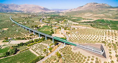 Autorizado el contrato para electrificar 46 kilmetros de va duplicada en la alta velocidad Antequera-Granada