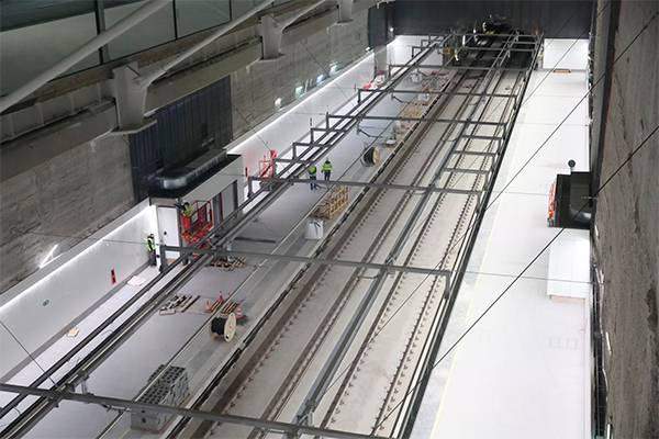Las obras del nuevo acceso ferroviario al aeropuerto de Barcelona-El Prat encaran la recta final