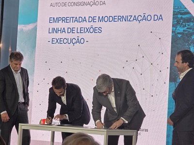 FCC Construcci�n Portugal y Convensa modernizar�n la l�nea Leix�es, en Portugal