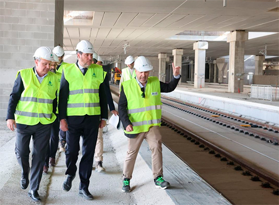 Avanzan las obras de La Sagrera, con 1.065 millones ejecutados de una inversi�n total de 1.275