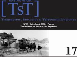 Publicado el nmero 17 de la revista Trasnporte, Servicios y Telecomunicaciones [TsT]