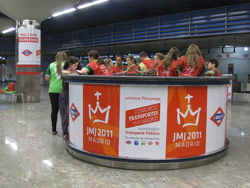 Jornada Mundial de la Juventud: el mayor reto del transporte p�blico madrile�o