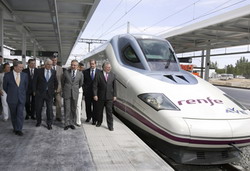 Pruebas de la l�nea de alta velocidad Madrid-Cuenca-Valencia/Albacete 