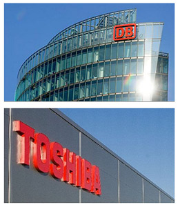 Los Ferrocarriles Alemanes firman una alianza con Toshiba para desarrollar locomotoras hbridas