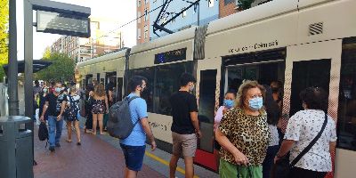 Metrovalencia transportó en septiembre un 24,47 por ciento más viajeros que en 2021