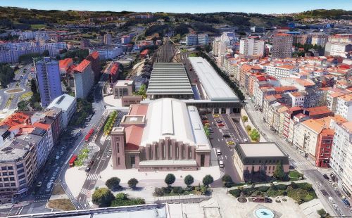 Contratados los trabajos de ampliación de la estación de La Coruña 