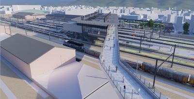 Nueva pasarela peatonal en Ir�n que conectar� estaci�n y ciudad