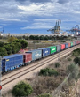 El ferrocarril de mercancas crece en el Puerto de Valencia en el primer semestre