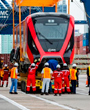 Metro Bogot recibe la primera unidad para la futura lnea 1 de la red