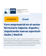 Foro empresas del sector ferroviario impulsado por la Cmara de Comercio Alemana para Espaa