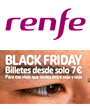 Campaa de Renfe por el Black Friday, con grandes ofertas en alta velocidad