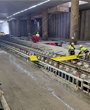 Avanzan las obras de integraci�n urbana del ferrocarril en Sant Feliu de Llobregat