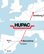 Nuevo servicio de Hupac entre Duisburgo y Barcelona