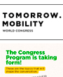 El Tomorrow Mobility World Congress se celebrar� del 3 al 5 de noviembre en Barcelona