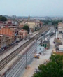 En tensi�n la nueva catenaria del desv�o Este en el marco de las obras de integraci�n en Montcada i Reixac