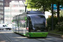 Primeras pruebas de velocidad del Tranva de Vitoria en el ramal de Lakua 